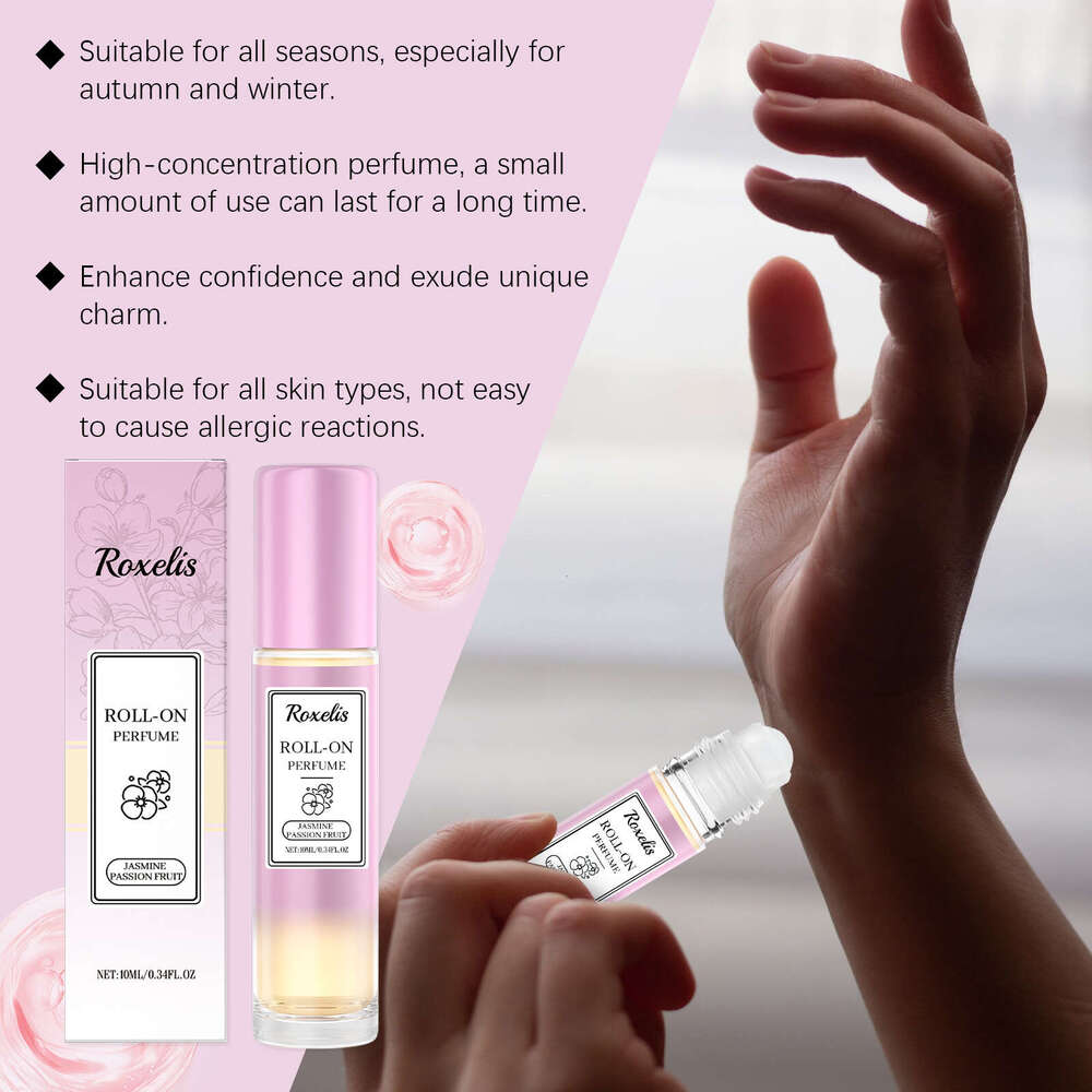 Roxelis Jasmine Passion Perfume Exudes Charm Long-lasting Fragrance Portable Elegant Fresh Diffuses Niche Appeal Scent S260131