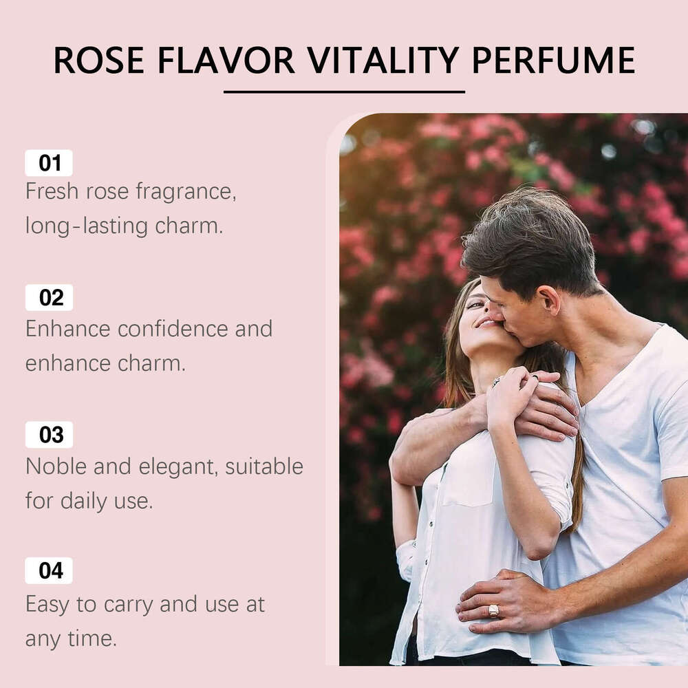 Roxelis Charm Rose Scent Gentle Ingredients Natural Fresh Long-lasting Fragrance Elegant Daily Perfume S260131