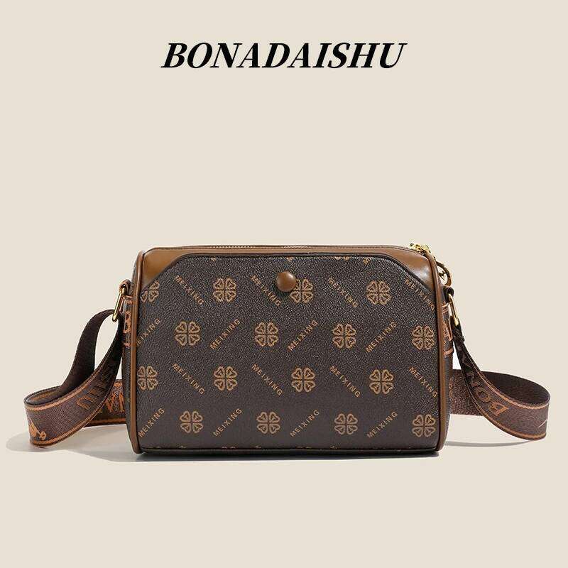 Autumn and Summer New Crossbody Middle aged Fashion Retro Shoulder Bag, Old Pattern Women's Bag