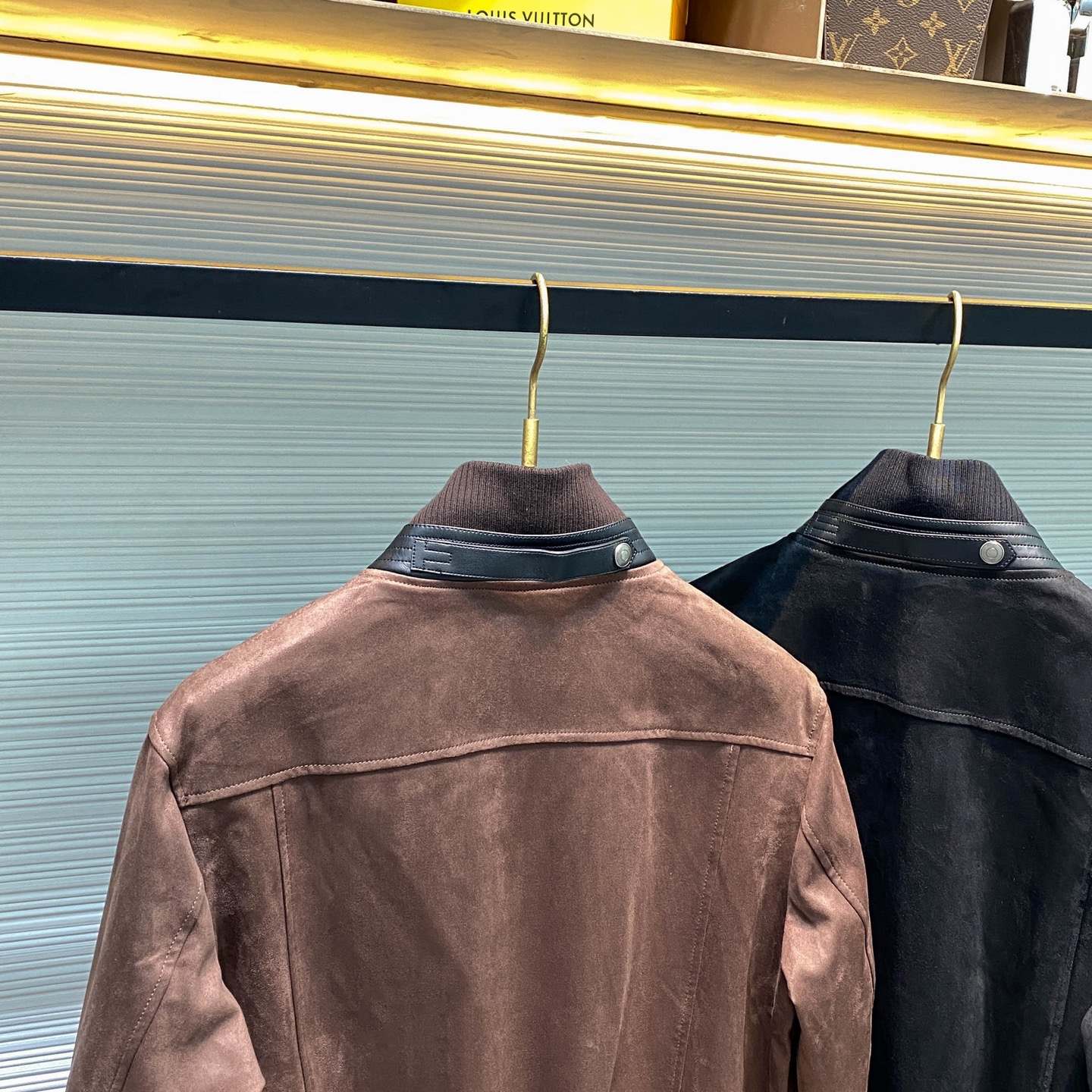 TF brand designer leather jacket suede genuine leather tailored order luxury gift Valentines Fathers Christmas