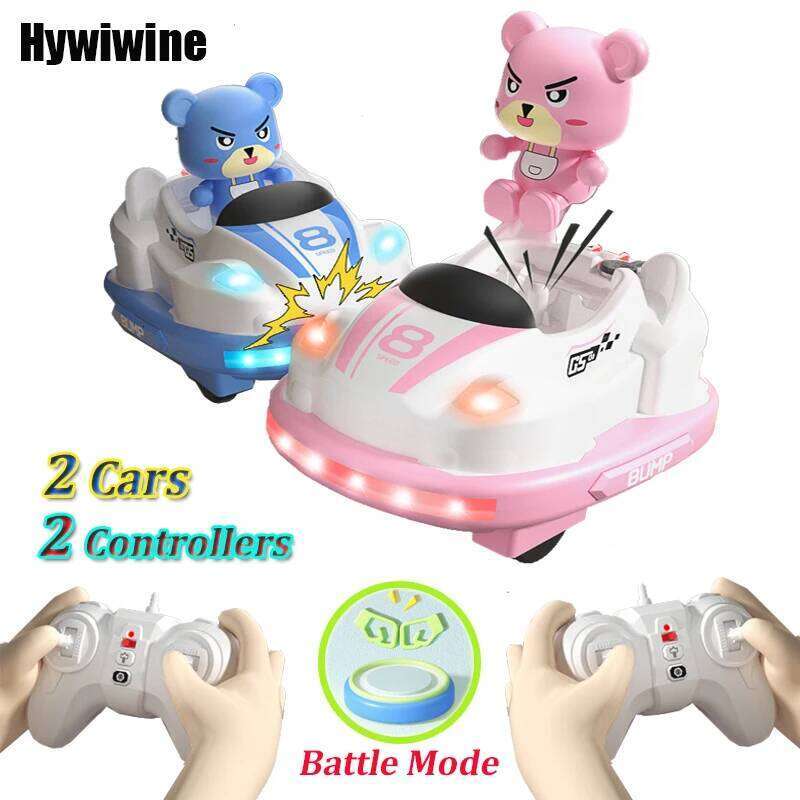 Remote Control Bumper Car Sound And Light music Parent-child Competitive Interaction Go Kart Battle Boy Toys for Children Y260131