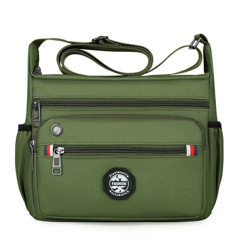 Men's Unisex Large Capacity Casual Shoulder Commuter Crossbody Cross Square Travelling Bag Oxford Cloth Fabric