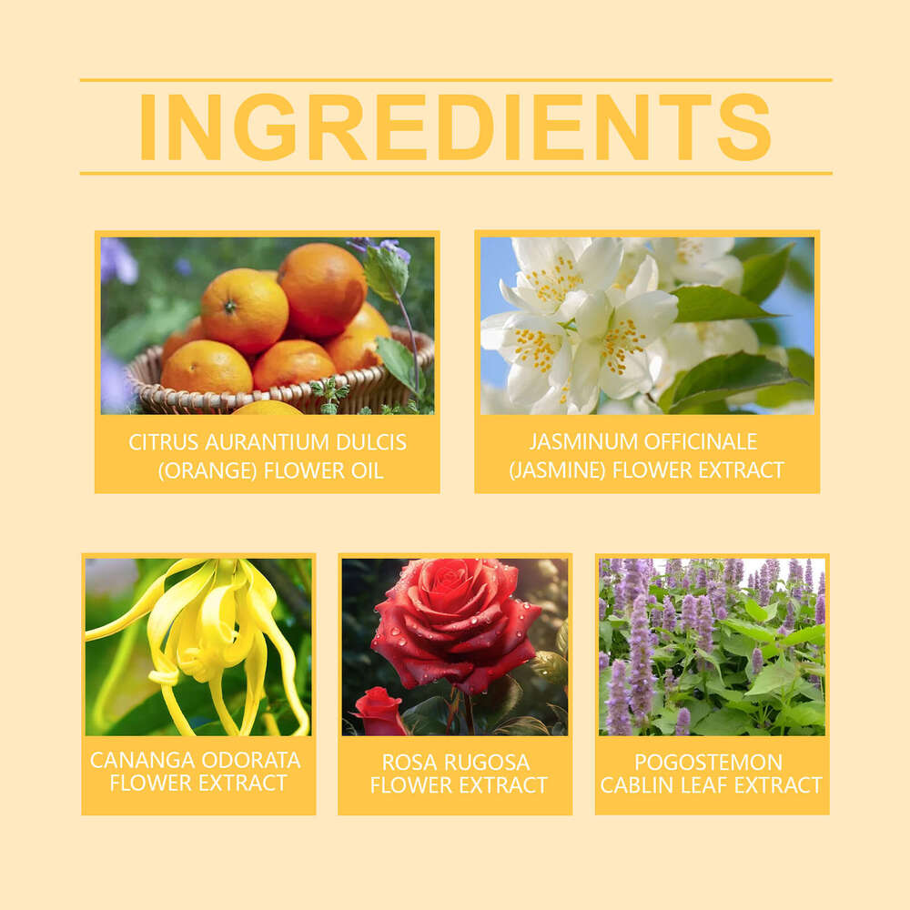 Roxelis Ylang-Ylang Orange Spray Elegant Fresh Niche Couple Dating Portable Charm Perfume S260131