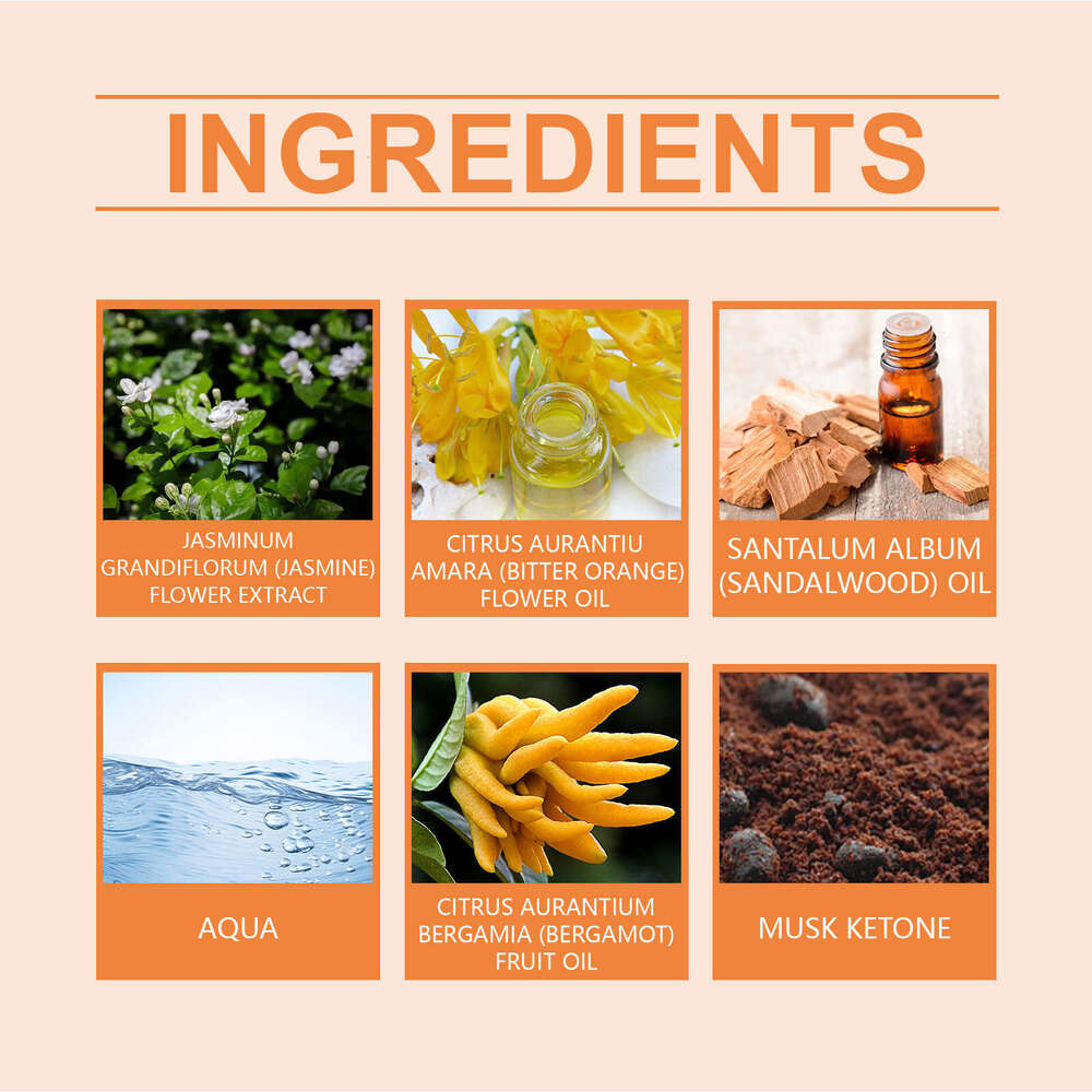 Roxelis Eau de Toilette Women's Hand Fragrance Natural Fresh Woody Sandalwood Niche Atmosphere Perfume S260131