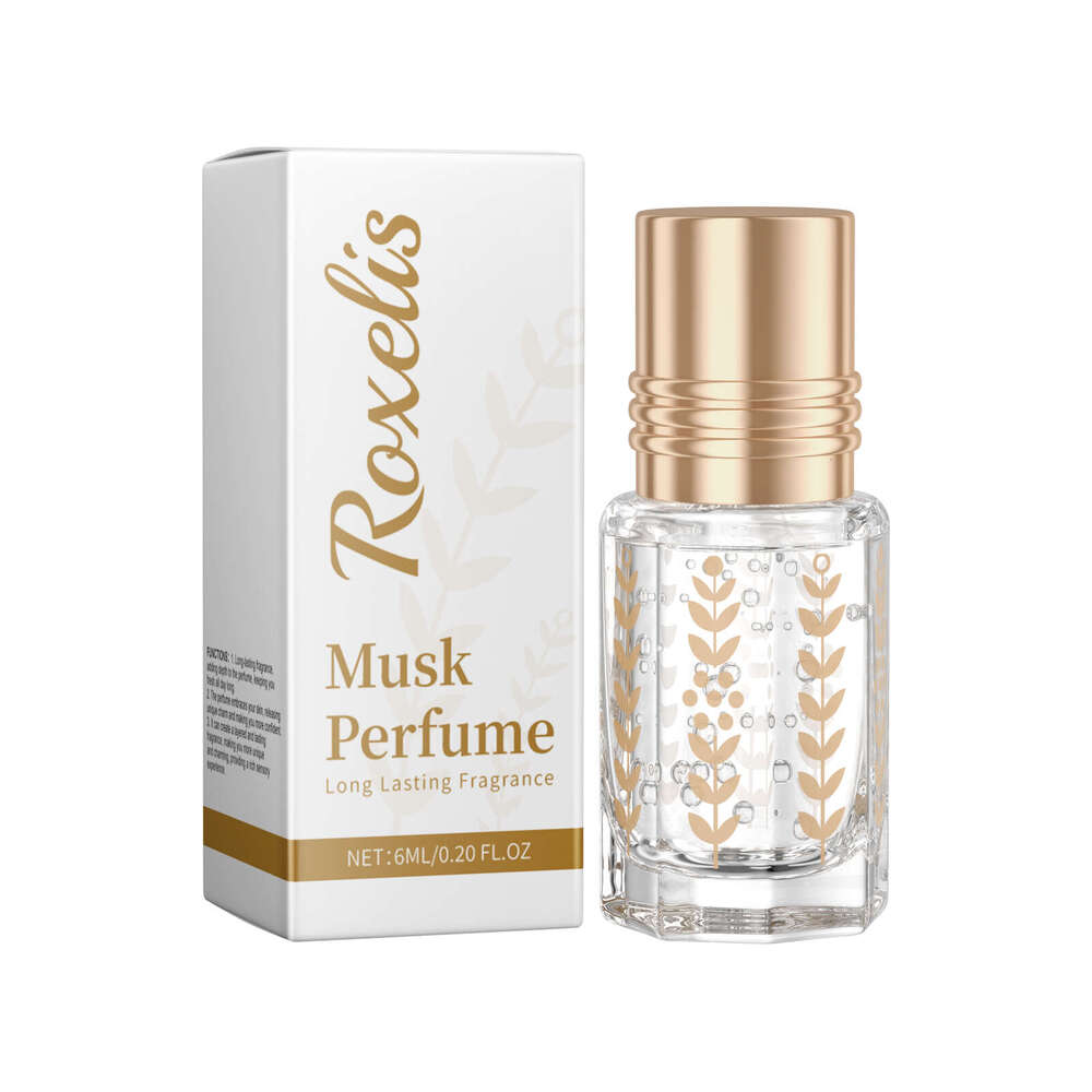 Roxelis Musk Natural Fresh Long-lasting Elegant Floral Charm Light Fragrance Daily Roll-on Portable Perfume S260131