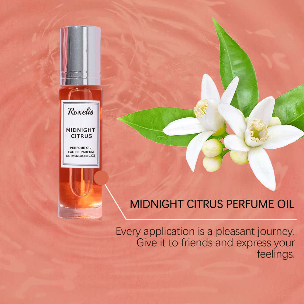 Roxelis Charming Orange Blossom Roll-On Fresh Light Fragrance Daily Casual Fruity Scent Long-Lasting Unisex Versatile Perfume S260131