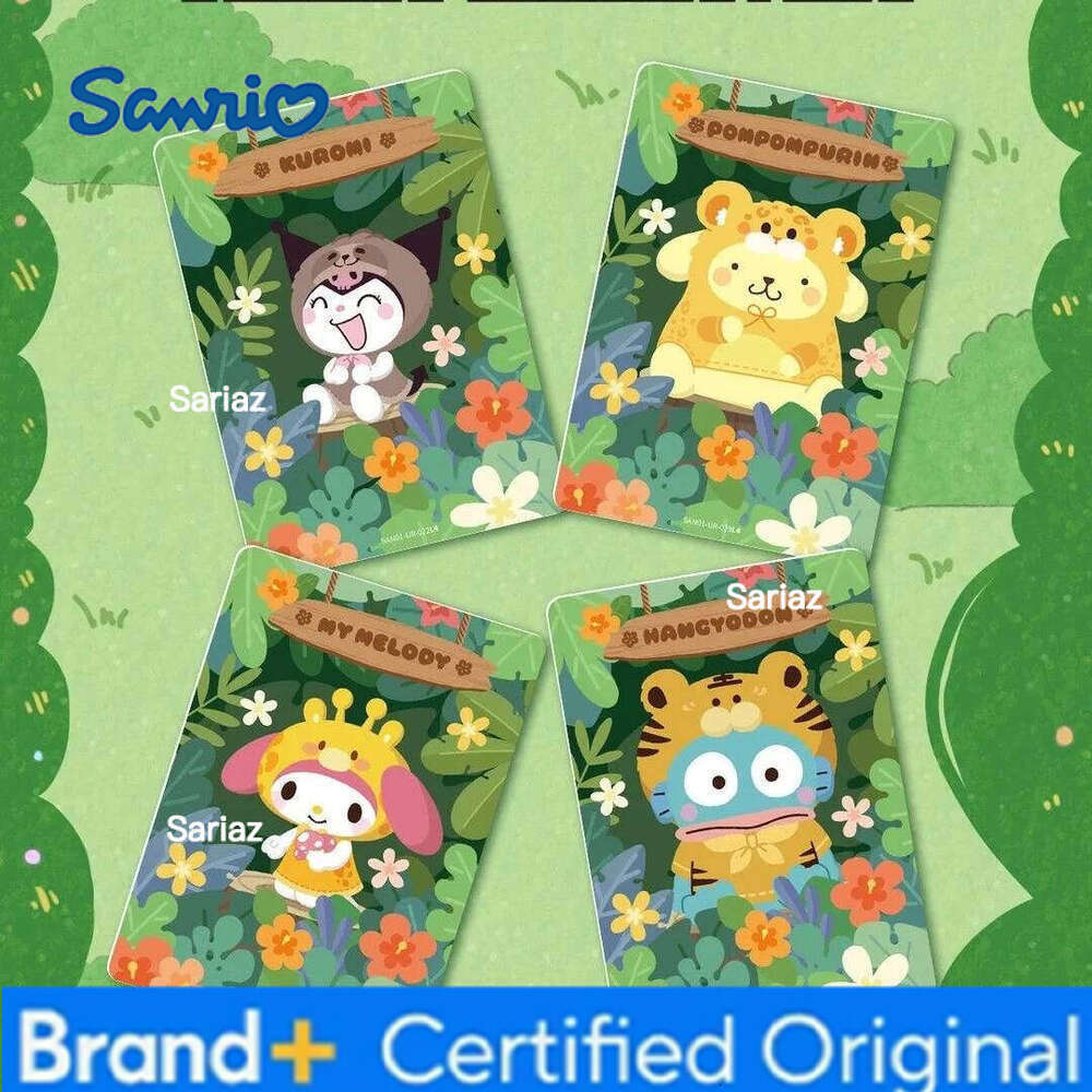 Sanrio KAYOU Family Classic Pack Cute Dream Collection Hello Kitty Kuromi Forest Music Anime Blind Box Card H260130