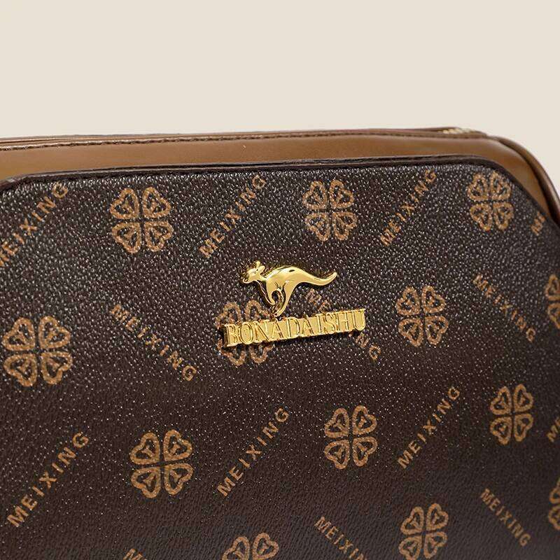 Autumn and Summer New Crossbody Middle aged Fashion Retro Shoulder Bag, Old Pattern Women's Bag