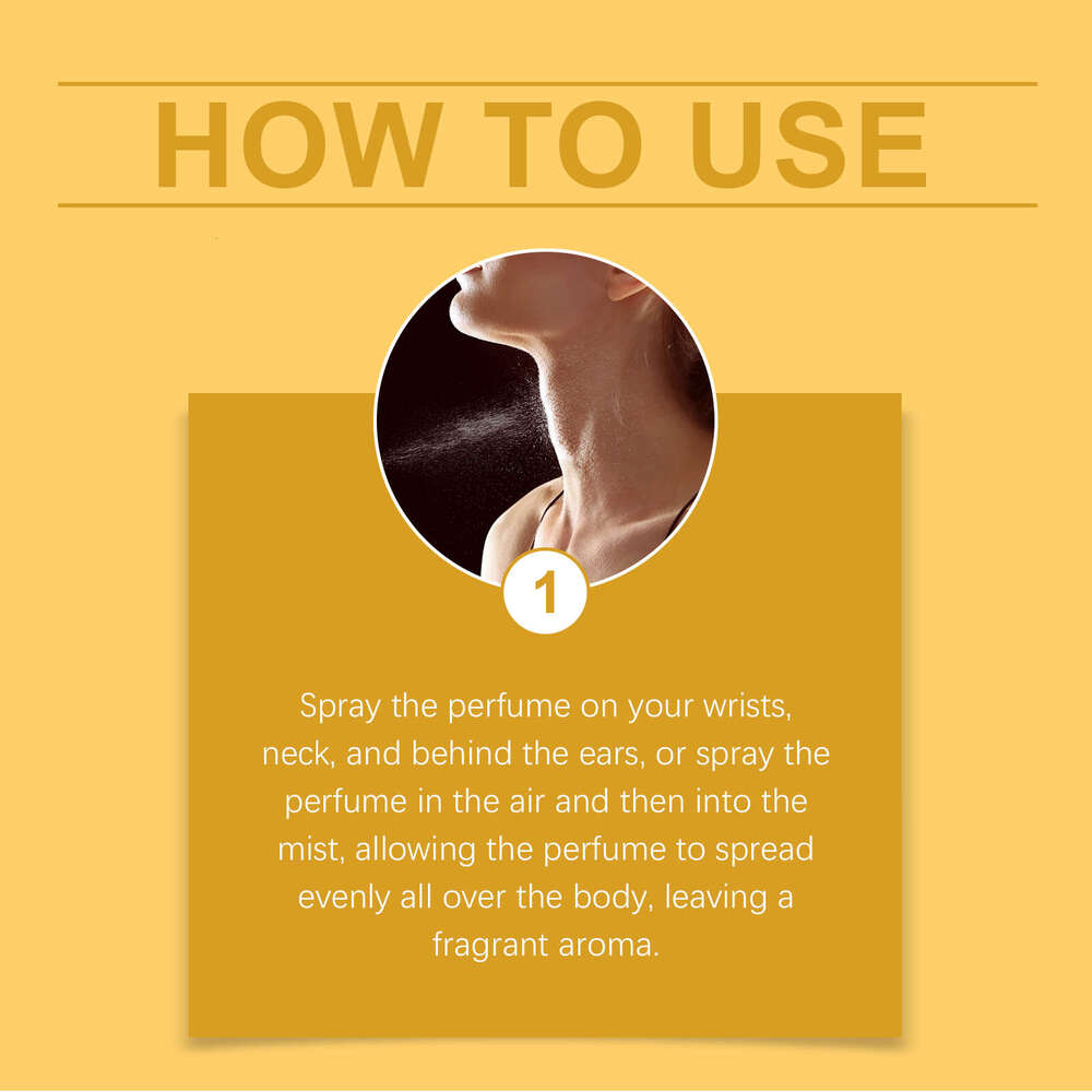 EELHOE Almond Caramel Body Perfume Spray Lightweight Gentle Scent Natural Fresh Not Greasy Elegant Fragrance S260131