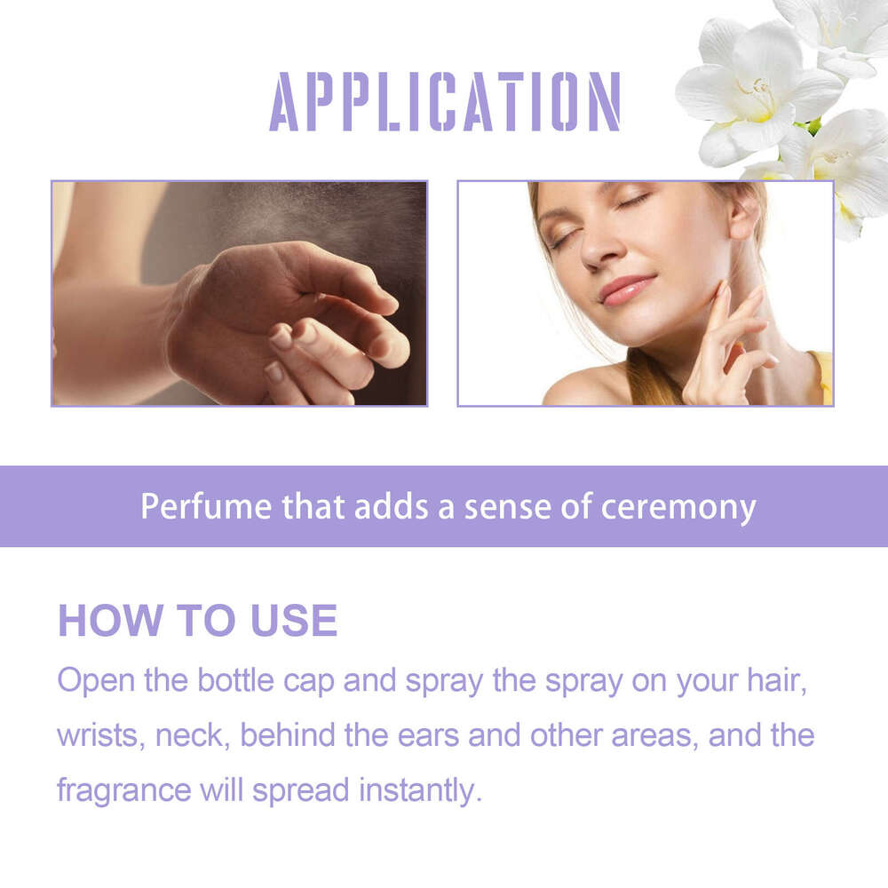 North Moon Vanilla Spray Fresh Natural Orchid Scent Elegant Long-lasting Light Fragrance Date Perfume S260131