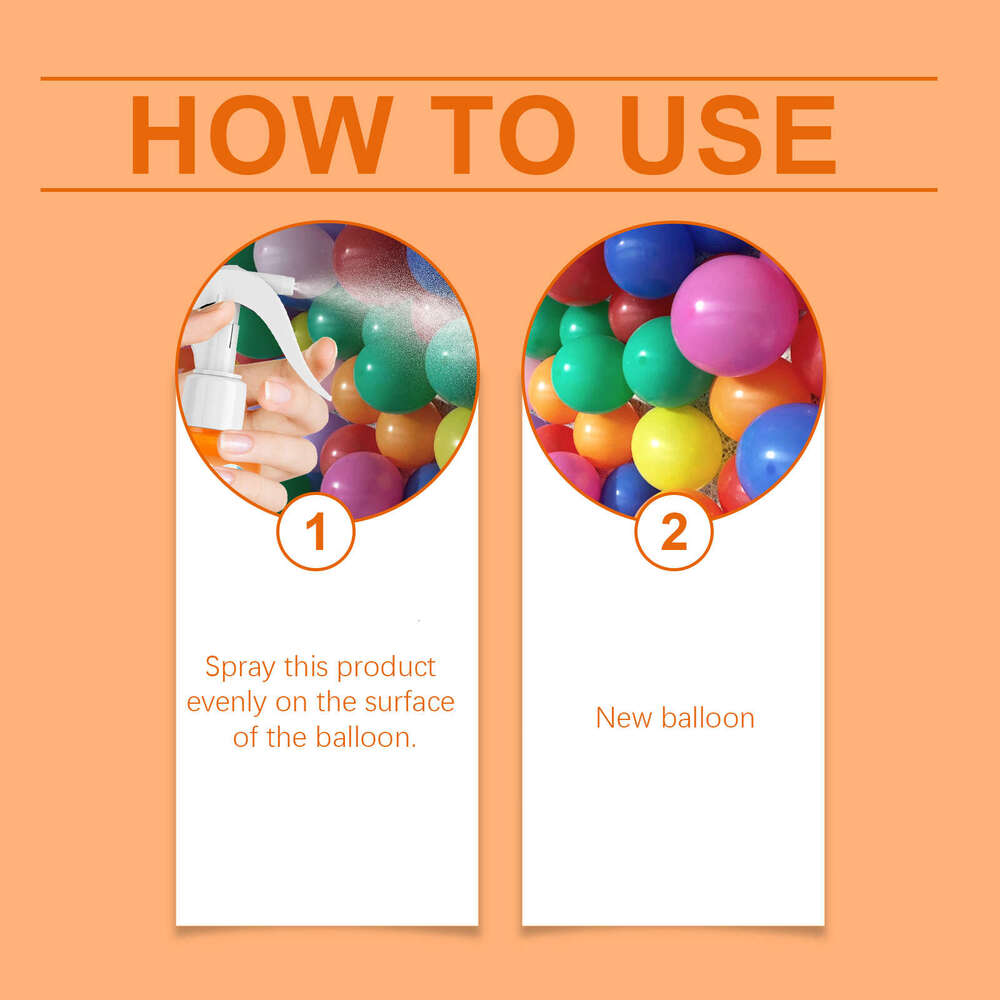 DOWMOO Latex Balloon Enhancement Long-lasting Effect Increase Atmosphere Gloss Spray S260131