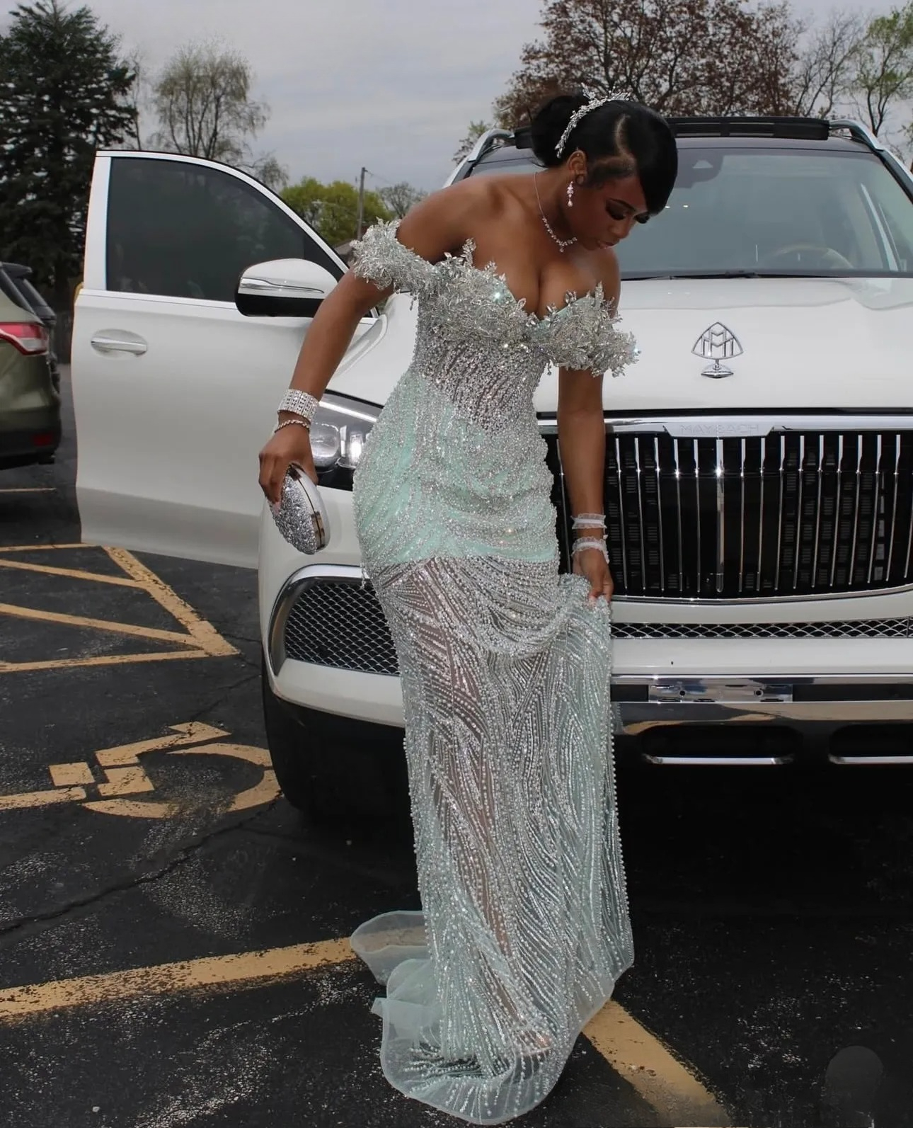 Aso Ebi Mint Mermaid Prom Dresses 2026 Sweetheart Crystals Beaded Evening Formal Party Second Birthday Engagement Gowns Plus Size Dress For Special Oc