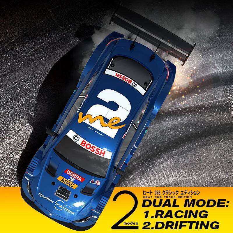 RC 4WD 2.4G Racing High Speed Off-Road Remote Control Drift Toys 1:16 with LED Light Race Sports Car for Boys Children Gifts Y260131