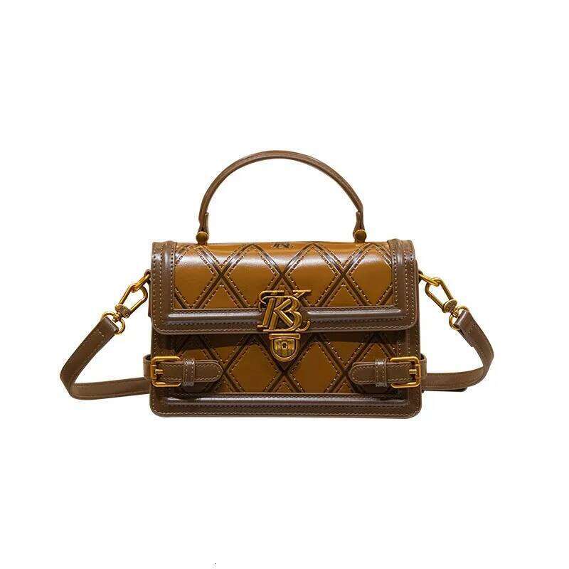 Women's Handbag 2024 New Spring/Summer Luxury Small Square Designer Single Shoulder Crossbody Bag