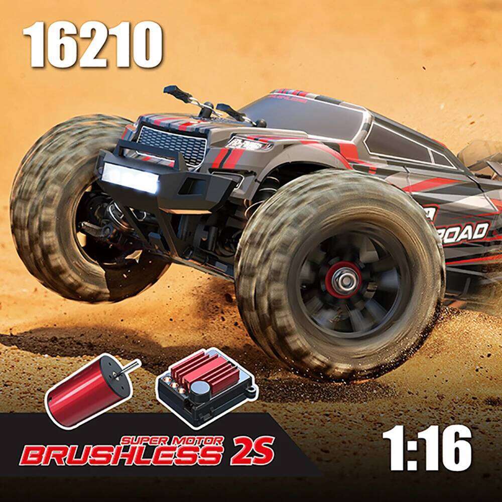 Upgraded MJX 16210UPG Hyper Go Brushless RC Car Hobby With X6 Remote Controler 6CH 4WD 75KMH High-Speed Off-Road Turck Y260131