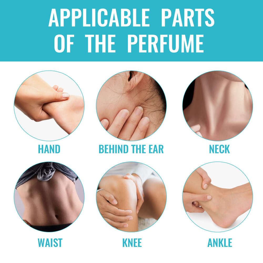 Roxelis Men's Roll-On for Wrists, Neck, and Behind the Ears, Natural, Gentle, Elegant, Fresh, Long-lasting Fragrance, Portable Perfume S260131