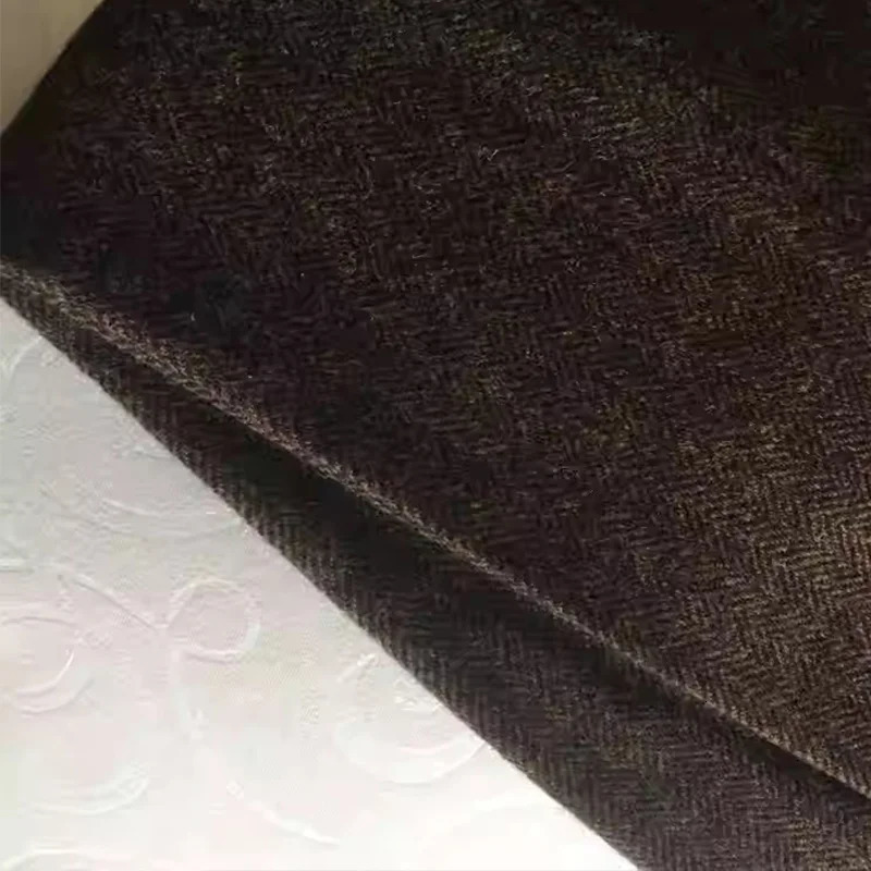 AmericanStyle Retro Tweed HighWaisted Herringbone Wool Casual StraightLeg Mens Trousers for Autumn and Winter in Large Sizes 260120