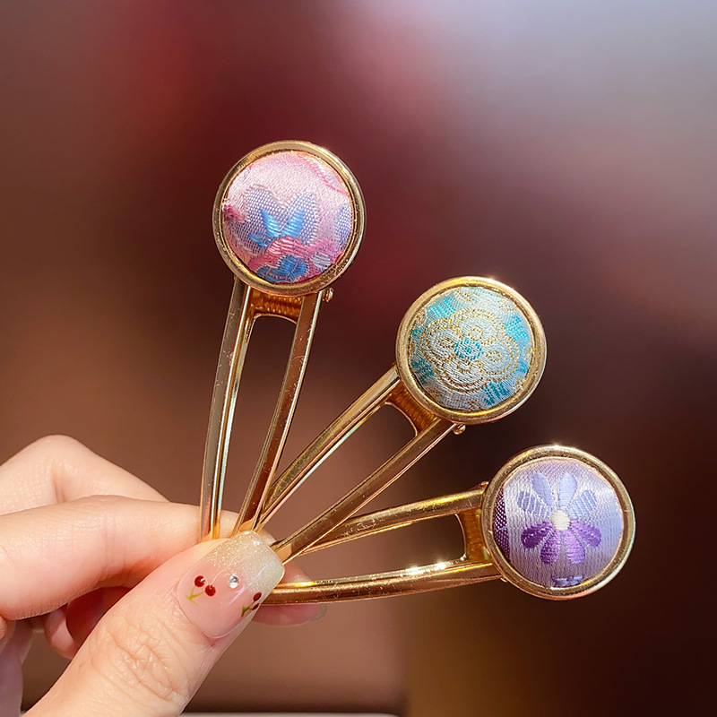 Fashionable Handmade Design Hair Clips Duckbill Clips Accessories Bangs Hair Clips Vintage Hair Accessories