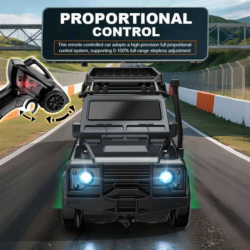 2.4G 4WD 1:64 RC High speed Tabletop Remote Control Off-Road Climbing Mini GTR Racing Desktop Car Children Gift Y260131