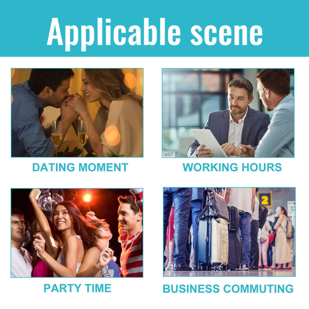 Roxelis Men's Roll-On for Wrists, Neck, and Behind the Ears, Natural, Gentle, Elegant, Fresh, Long-lasting Fragrance, Portable Perfume S260131