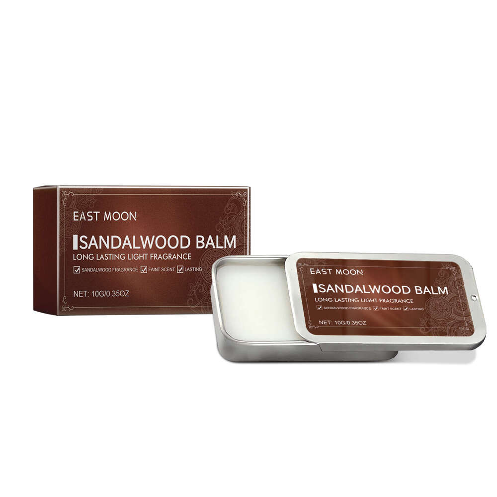 East Moon Men's Sandalwood Fragrance Portable Solid Balm Long-lasting Fresh Non-sticky S260131