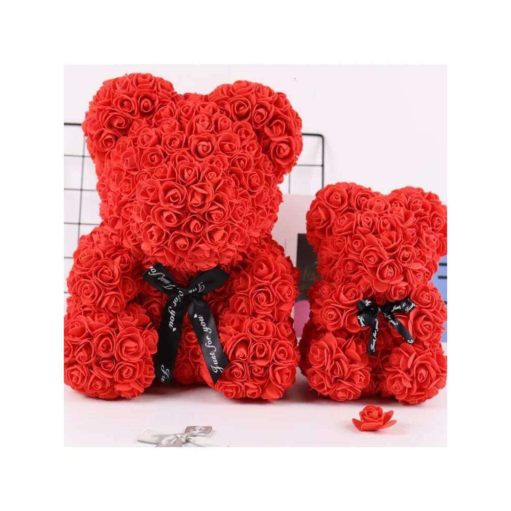 Bear with rose in a gift box for Valentine's Day, Christmas, and birthday presents. Y260131
