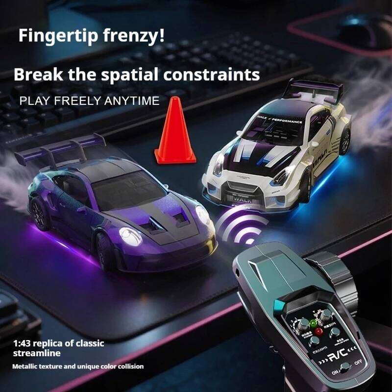 1/43 4WD Metal Body Simulation Drift RC Car Electric Full Scale Remote Control Model with Gyroscope Boy Adult Toy Gift Y260131