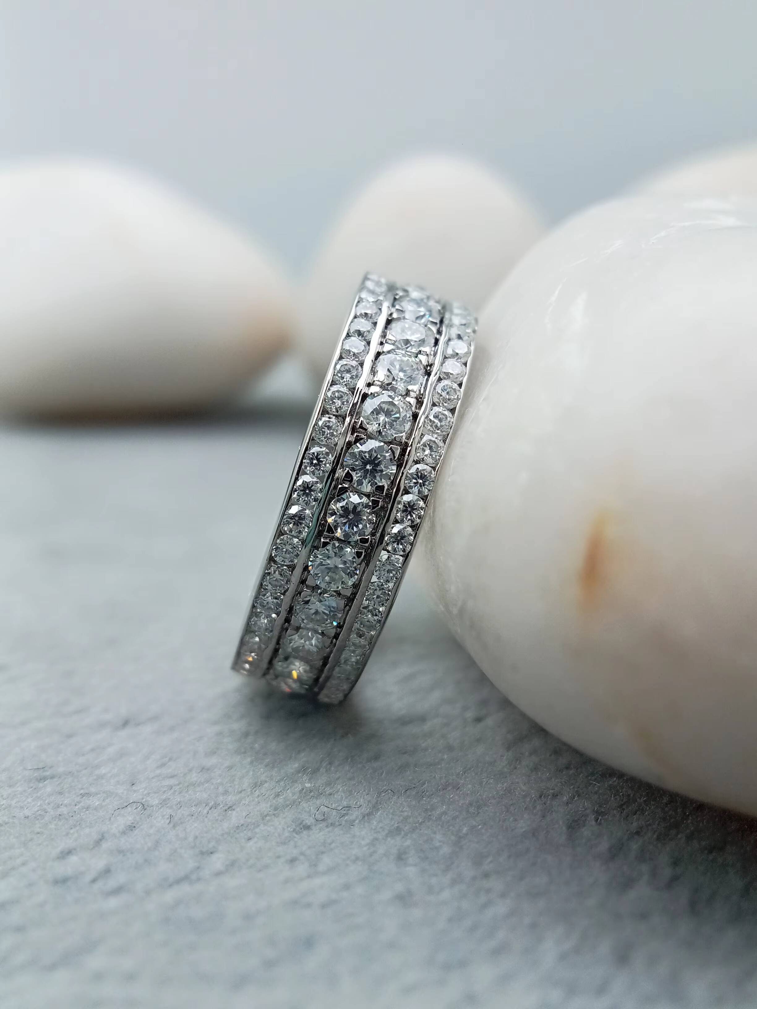 Classic 15ct Brilliant Cut VVS Lab Grown Diamond Engagement Wedding Ring for Women 14k/18k Yellow/Rose/W White Gold for IGI