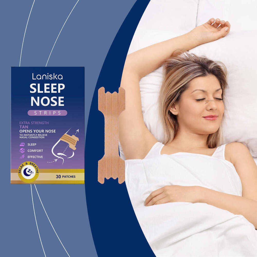 Laniska Nasal Nighttime Snoring Relief Comfort Enjoy a Peaceful Night Sleep Strips S260131
