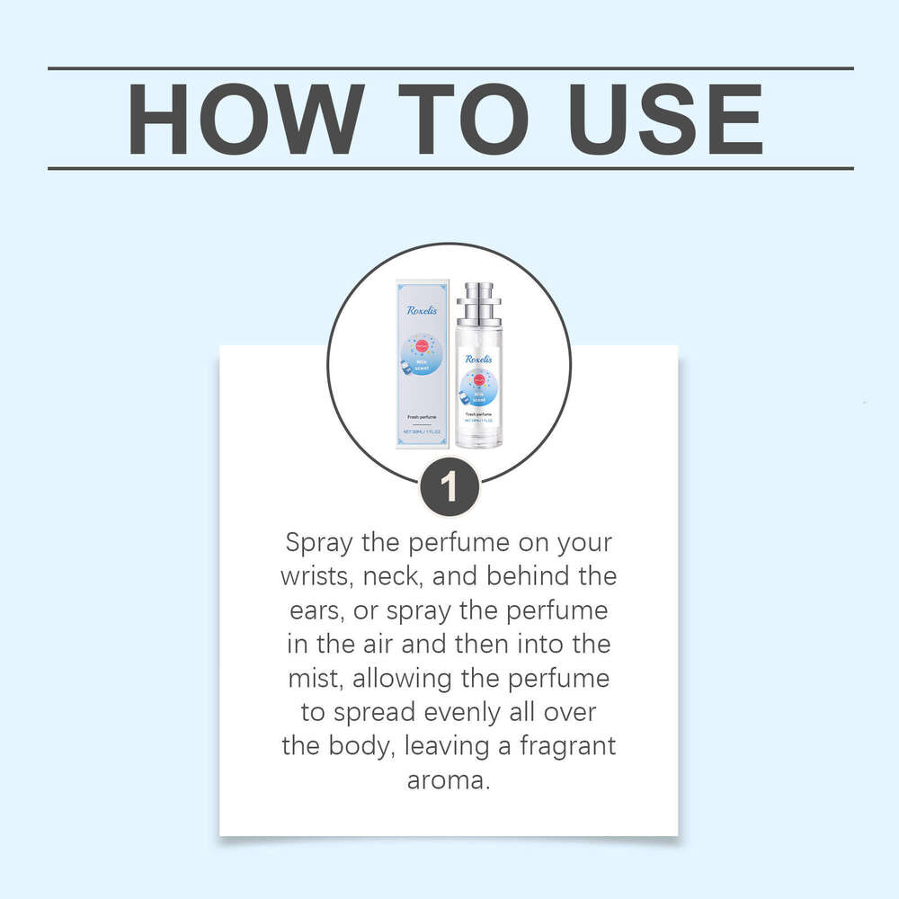 Roxelis Milk Pagoda Women's Niche Fragrance Long-lasting Scent Romantic Portable Perfume for Dating S260131