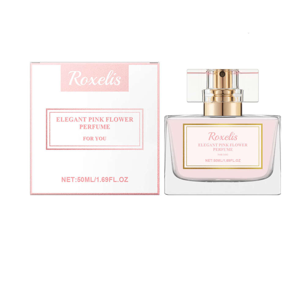 Roxelis Elegant Flower Pink Women's Fresh Light Gentle Subtle Fragrance Daily Perfume Spray S260131