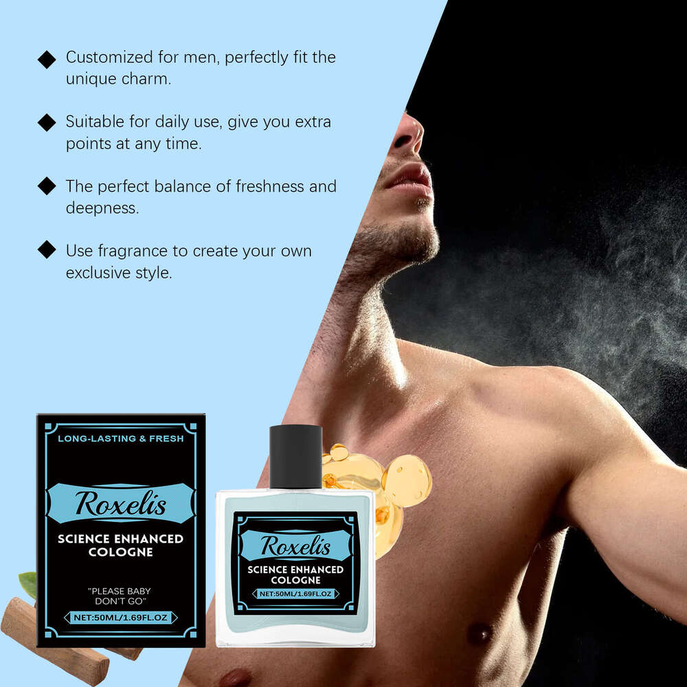 Roxelis Cologne Refreshing Long-lasting Fragrance Release Men's Charm Couple Dating Daily Portable Atmosphere Perfume S260131