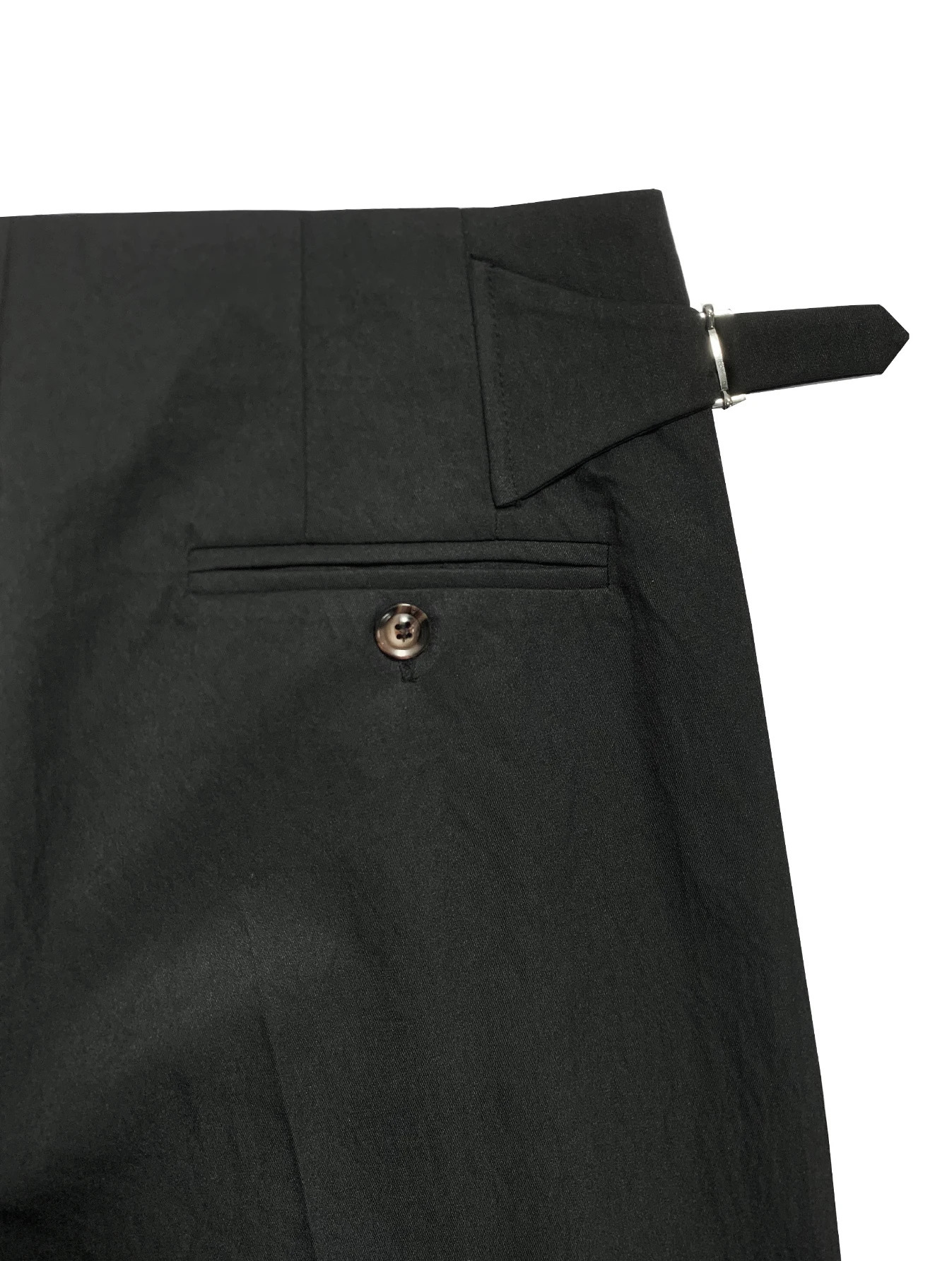 FallWinter 2025 Mens Elegant Italian Neapolitan High Waist Wide Leg Pants with Tucks And Buttons Business Casual Style 260120