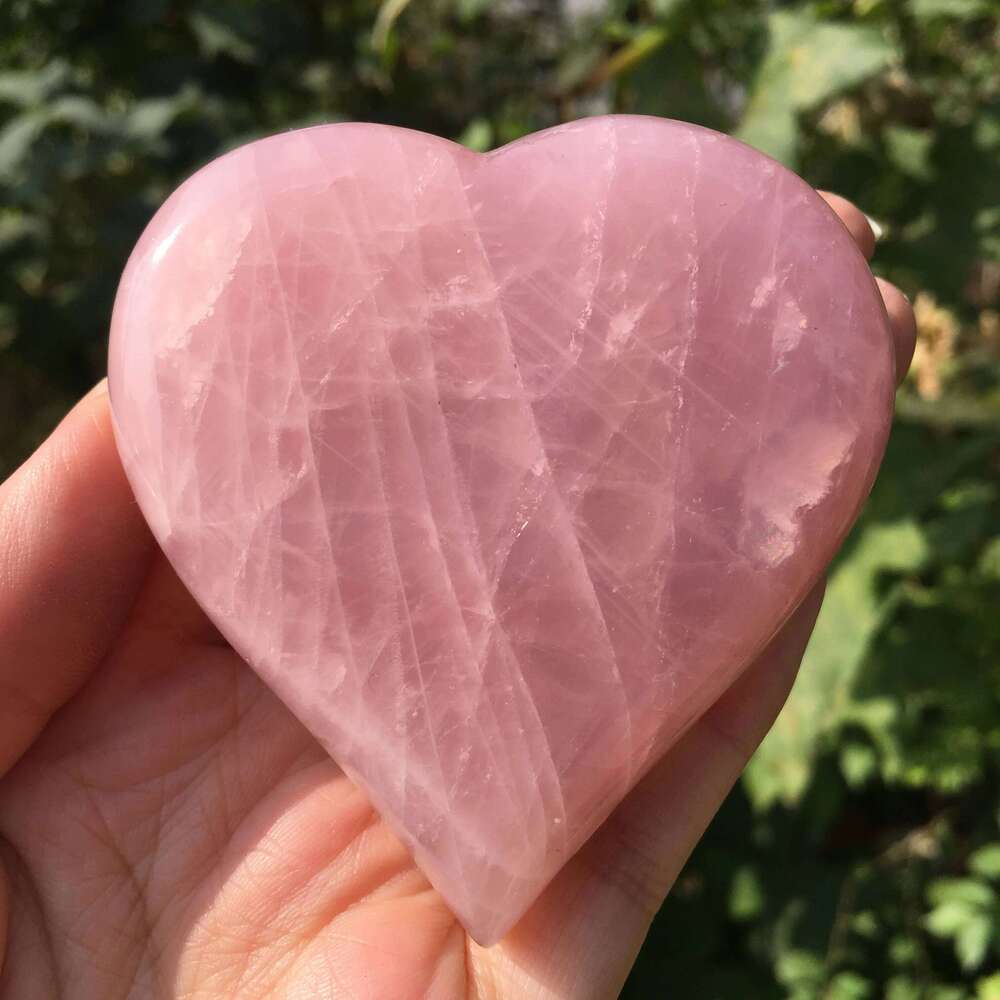 Natural Crystal Candlestick Polished Rose Quartz Candelabrum Hand Carved Pink Gemstone Lucky Fortune Healing For Decor Y260131