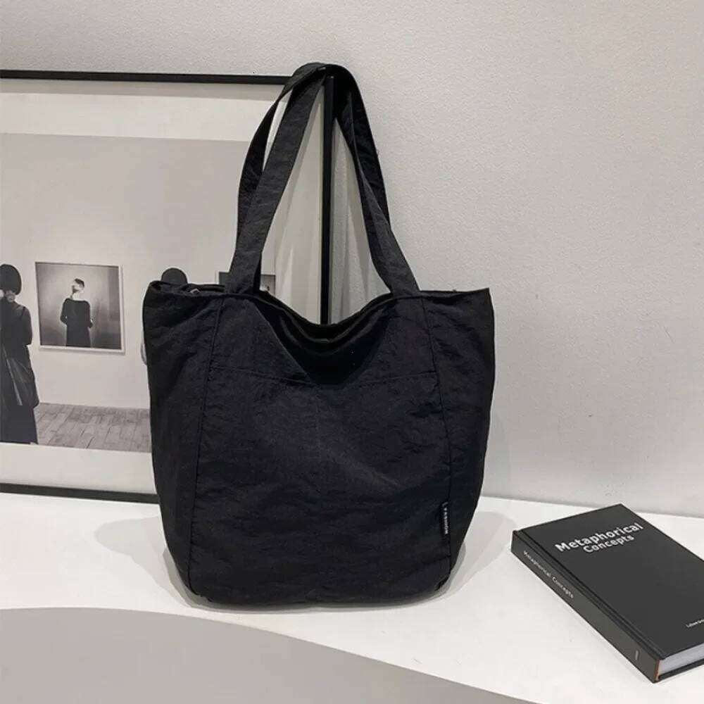 Underarm for Women Casual Japanese Sle Nylon Waterproof Single Shoulder Large Capaci Student Commuting Class Bag Handbags