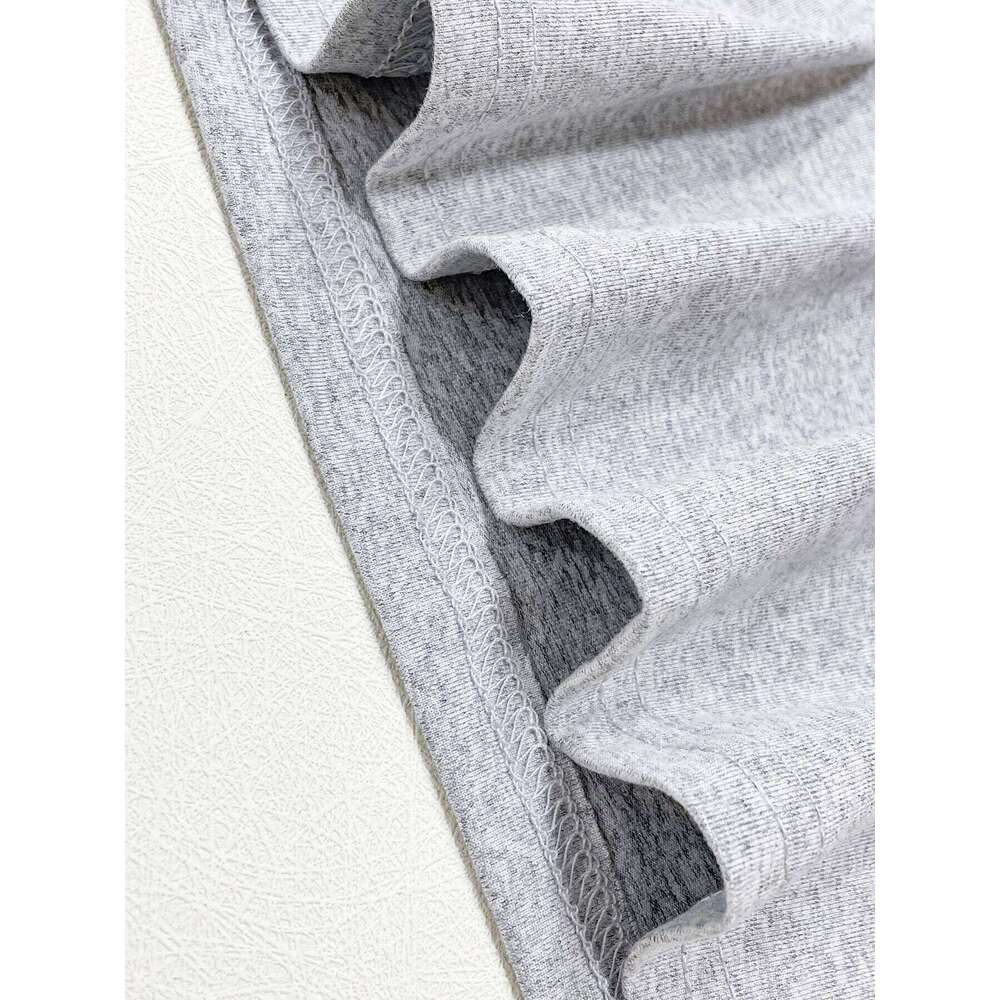 Women's Plain Square Neck Bodycon Casual Short Sleeve Long Dress for Summer Daily Wear Ladies Fashion XJ260131