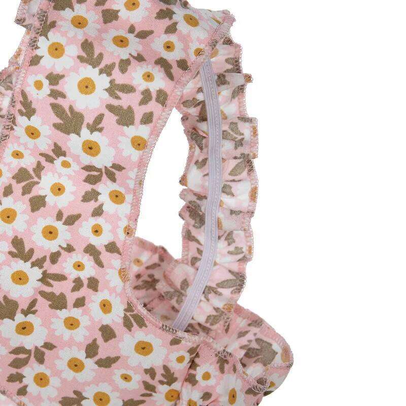 New spring and summer small wrinkled chrysanthemum strap cotton princess dress pet elastic dog clothes lady skirt H260130