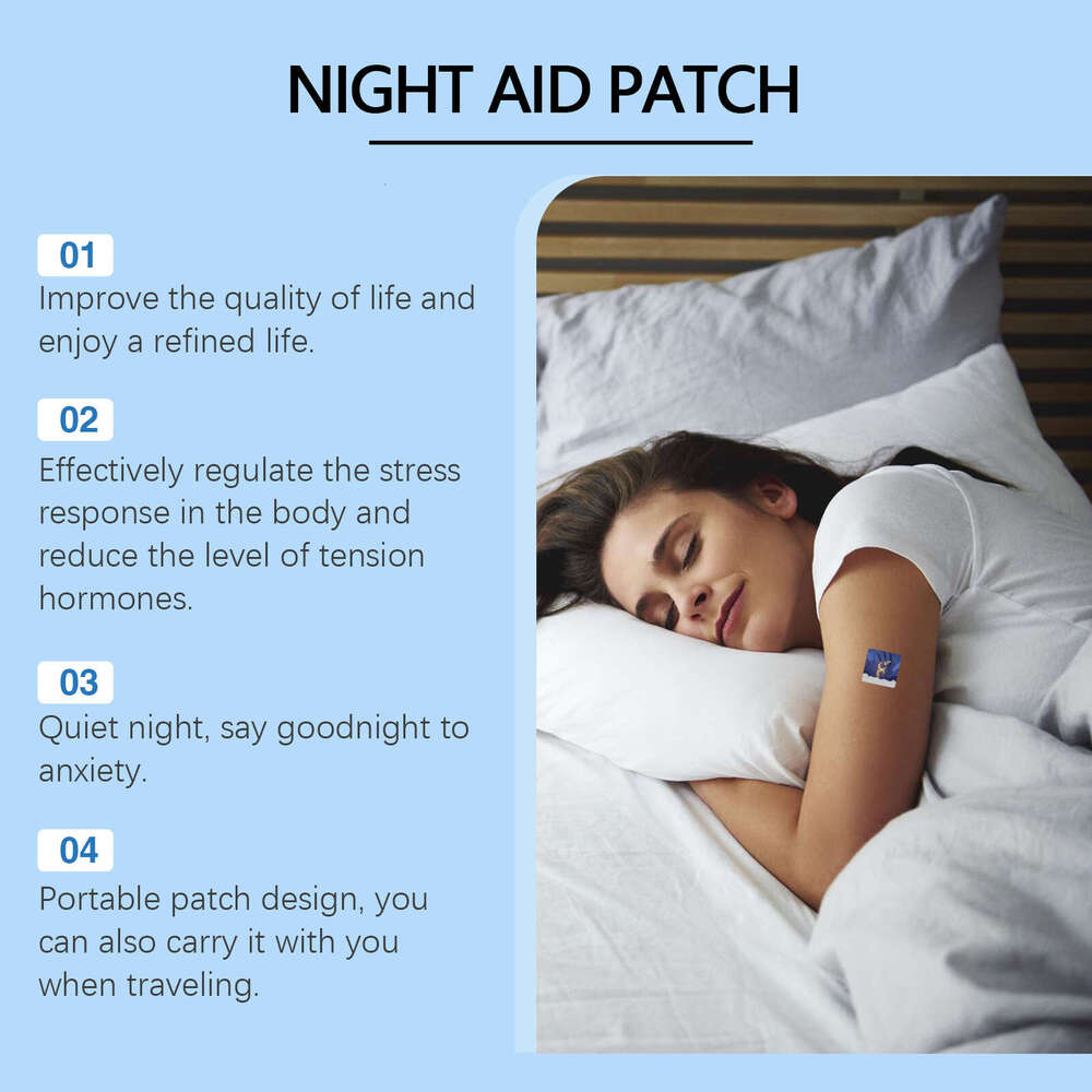 XIMONTH Herbal Fresh Scent Relieves Body Fatigue Easy to Fall Asleep Sleep Care Patch S260131