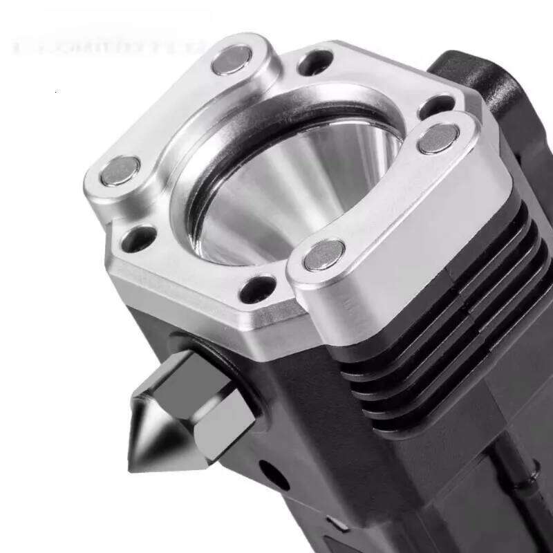 COB LED withSide Light Safety Hammer LifesavingUSB Rechargeable with Magnet Multifunction Flashlight SafetyProtection H260131