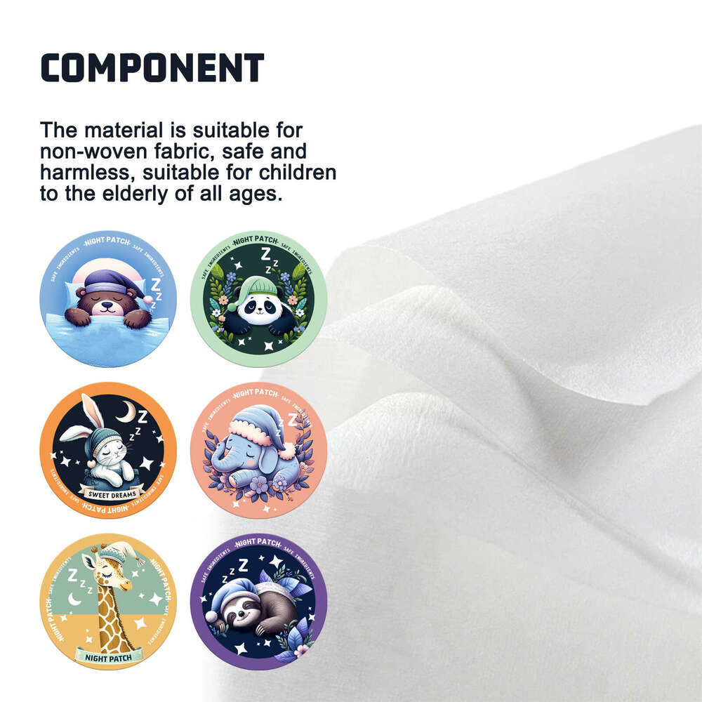 Ximonth Plant Gentle Care for a Peaceful Night Comfortable Cute Cartoon Sleep Stickers S260131