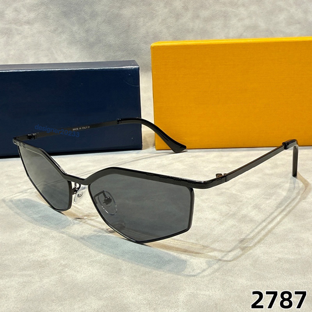 Sunglasses designer sunglasses high quality luxury sunglasses for women letter Shield UV400 12A metallic sunglasses Valentine Day gift 6 colour box very good