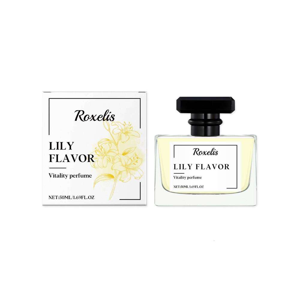 Roxelis Lily Flower Fresh Scent Exudes Charm Long-lasting Fragrance Portable Perfume S260131