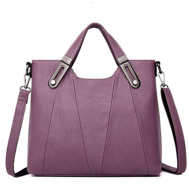 Fashion Women Shoulder Simple Solid Color Large Capacity Tote Crossbody Bag XJ260131