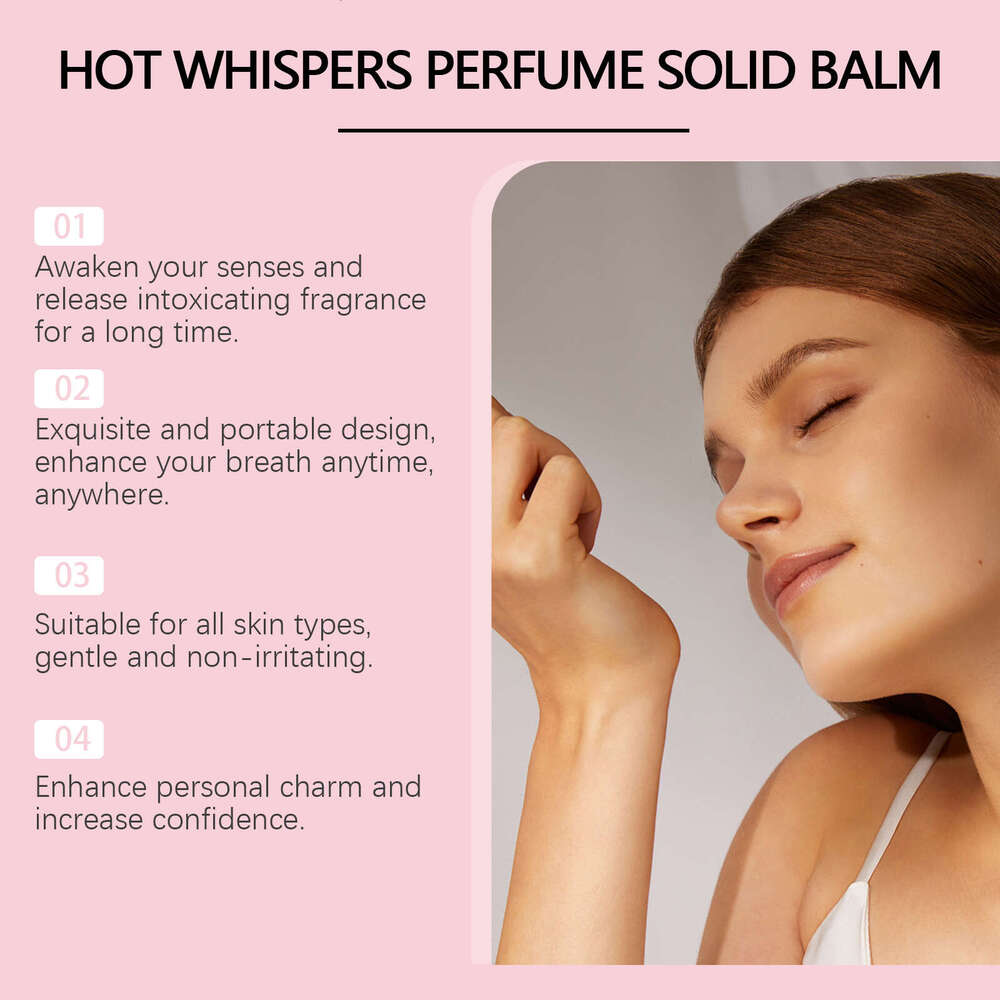 Roxelis Rose Elegant Refreshing Silky Light Fragrance Portable Pocket Solid Balm S260131