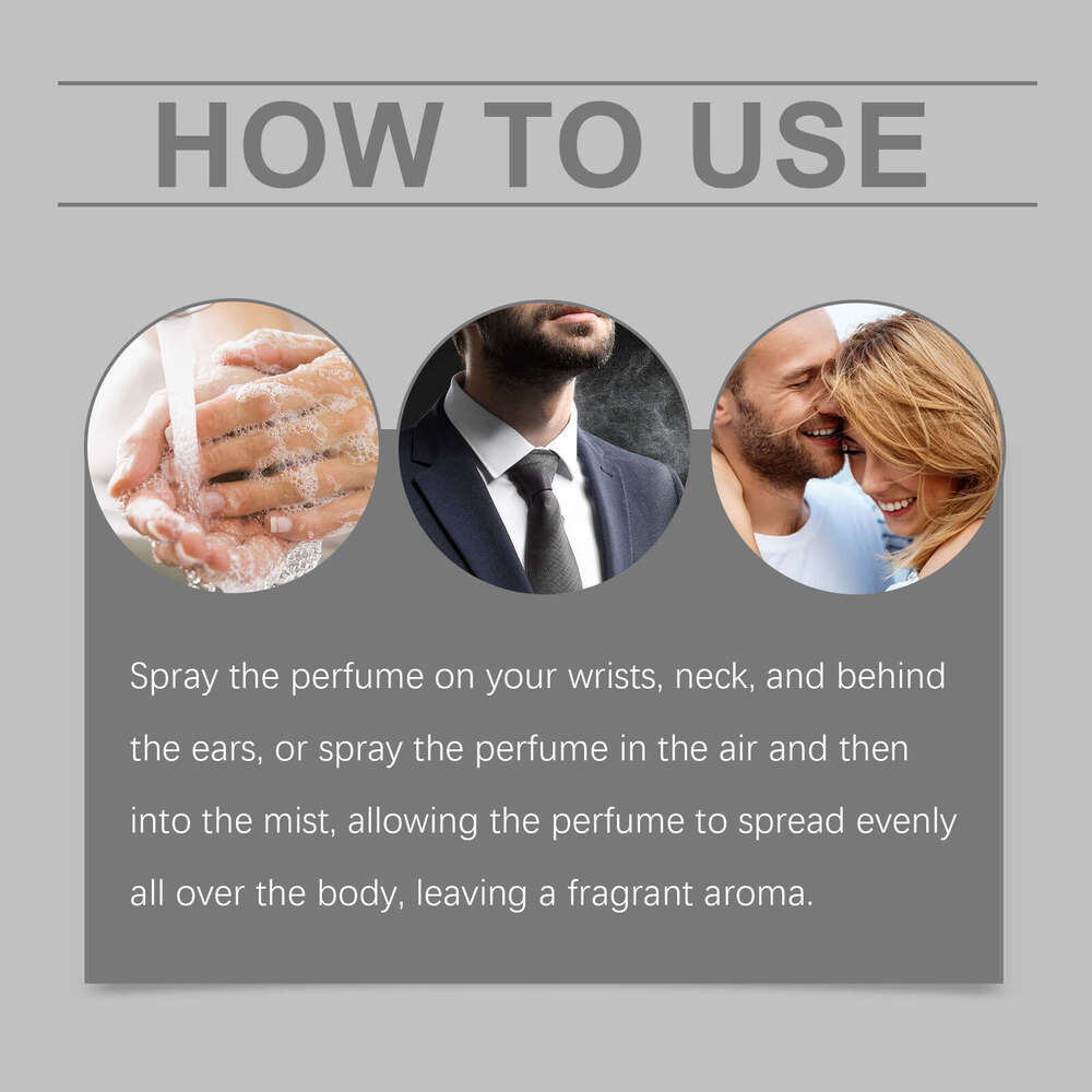 North Moon Pheromone Unisex Portable Long-lasting Light Fresh Natural Perfume Spray S260131