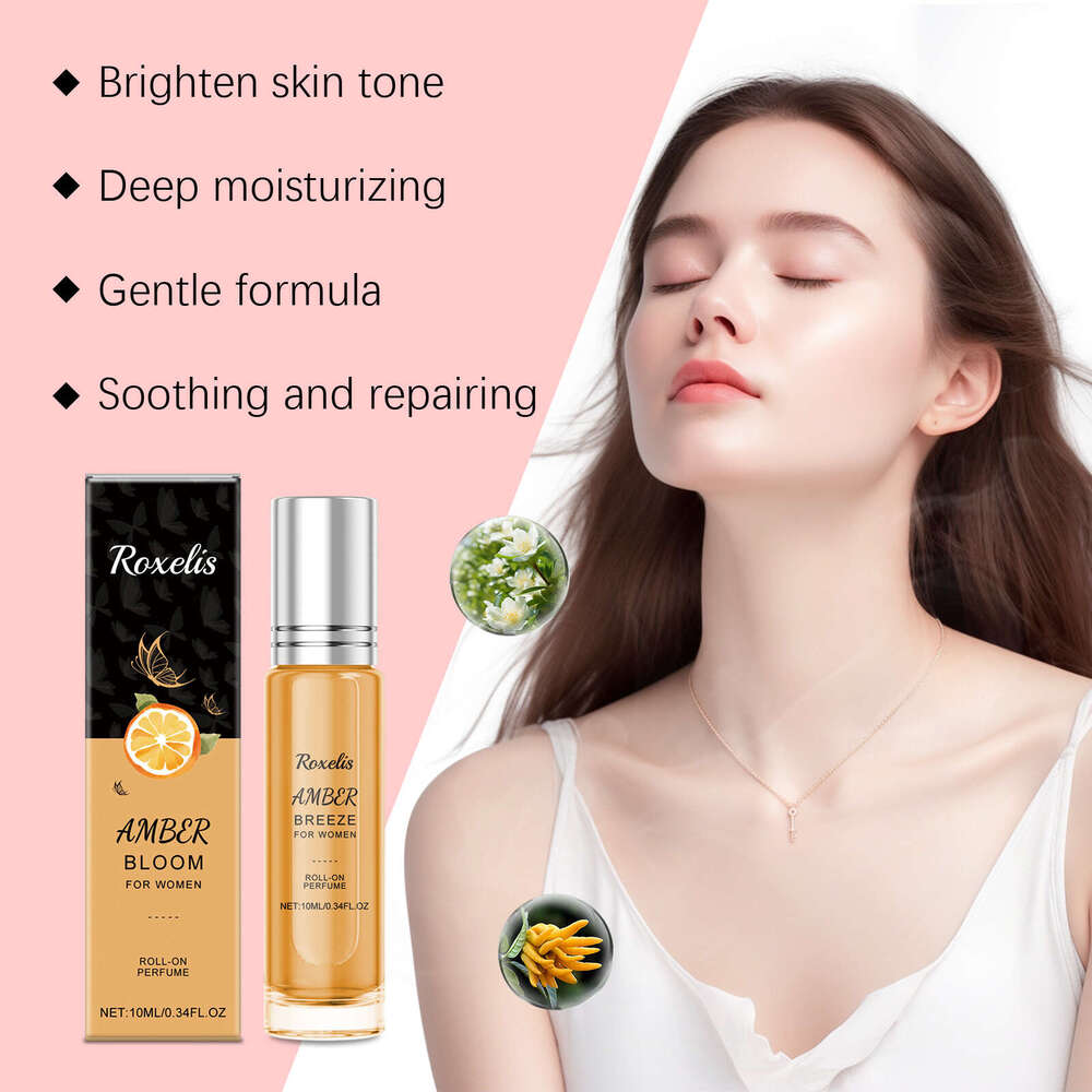 Roxelis Jasmine Roll-On Natural Long-Lasting Fragrance Refreshing Gentle Daily Couple Dating Portable Perfume S260131