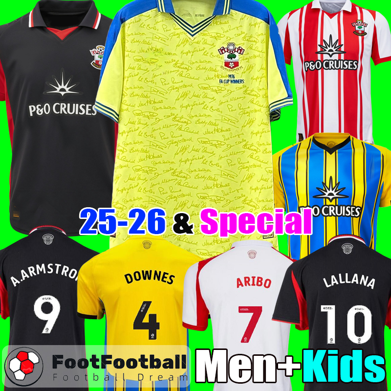 25 26 Southampton Special Soccer Jerseys ARIBO LALLANA ARMSTRONG 2025 2026 DOWNES ONUACHU KAMALDEEN STEWART SMALLBONE football shirts MEN kids set uniforms