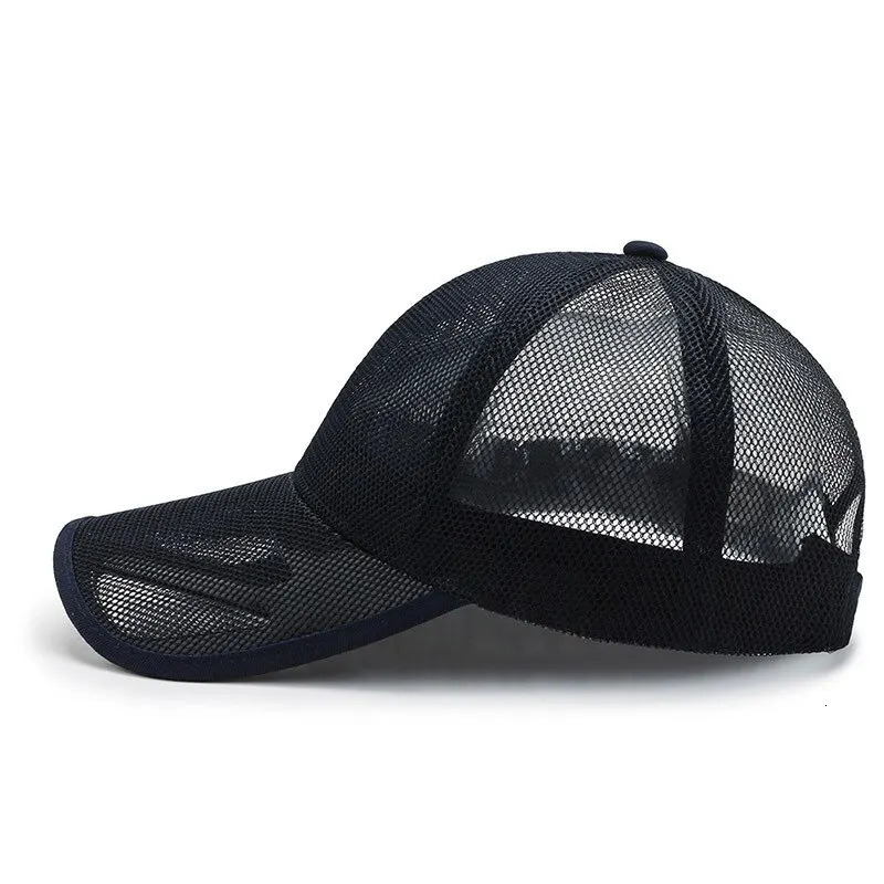 Summer Men Hat Openwork Brim Breathable Mesh Cap Outdoor Sports Sunscreen Baseball Women Sunhat 260120