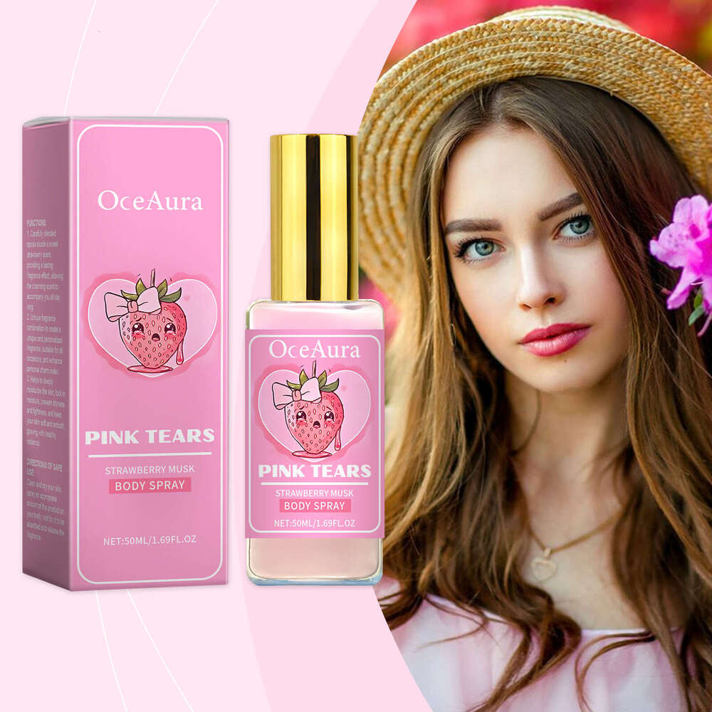 OceAura Musk Body Refreshing Moisturizing Nourishing Care Strawberry Fragrance Perfume Spray S260131