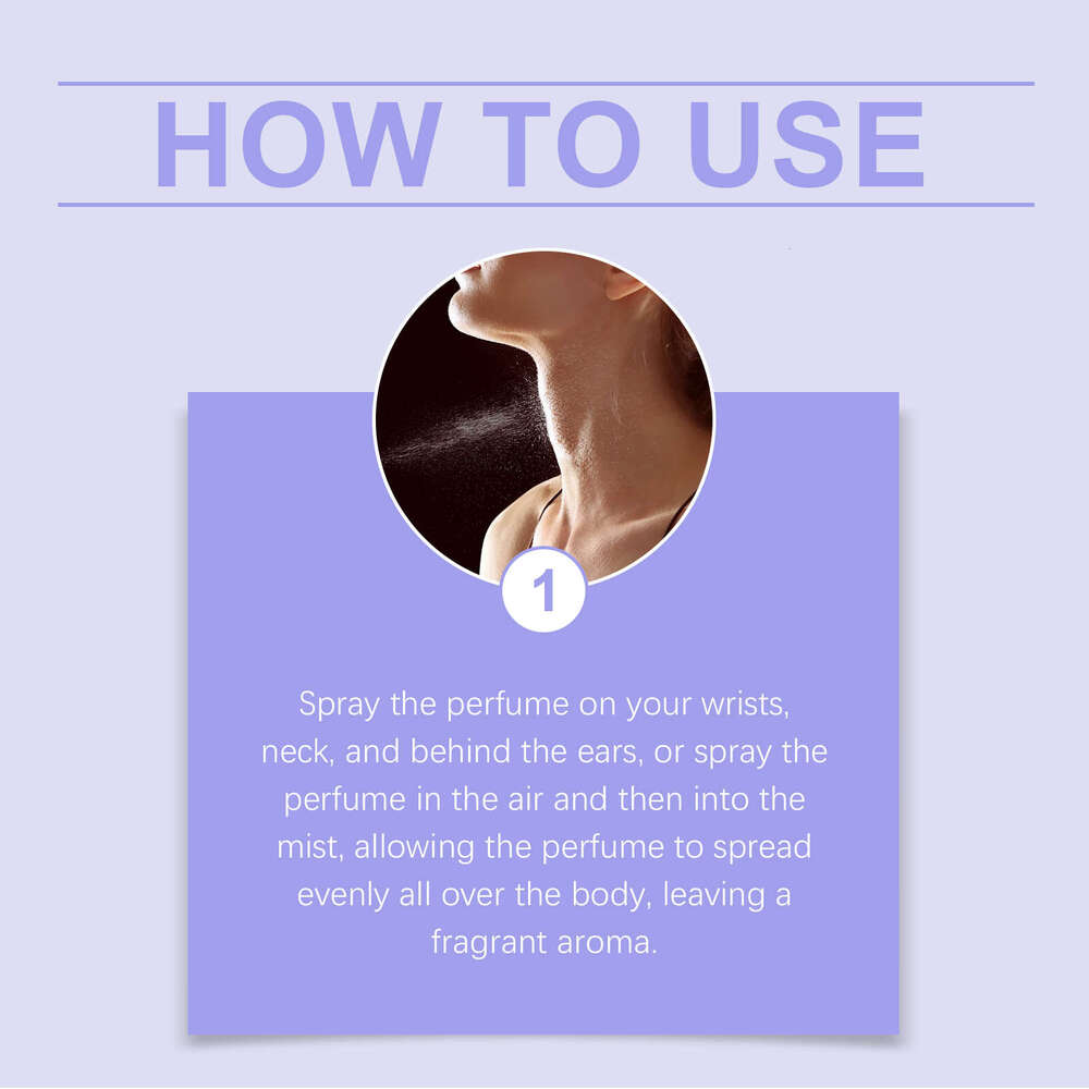 EELHOE Violet Flower Body Perfume Spray Fresh Pleasant Natural Long-lasting Light Elegant Gentle Charming Fragrance S260131